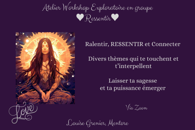 Atelier Workshop Exploratoire Ressentir