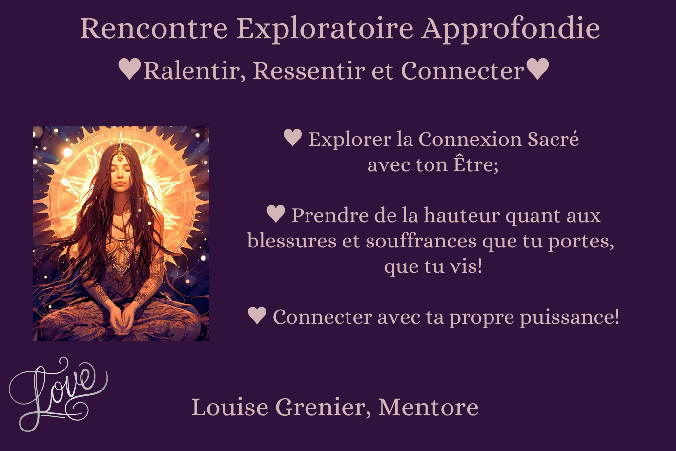Rencontre Exploratoire Approfondie Ralentir, Ressentir et Connecter